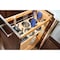 Rev-A-Shelf Maple Wood; Steel; Plastic, Natural Maple, 11.75 in W, 25.5 in H, 21.63 in D 448KB-BCSC-11C - alternate 6